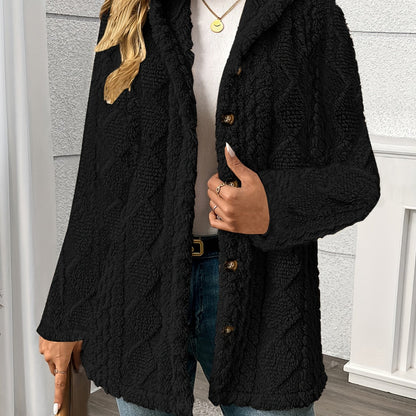 Women’s Plush Faux Fur Coat | Winter Jacket