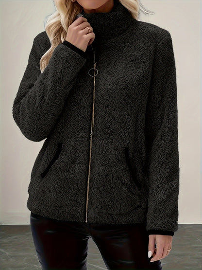 Contrast Fleece Jacket